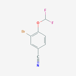 3-Bromo-4-(difluoromethoxy)benzonitrile