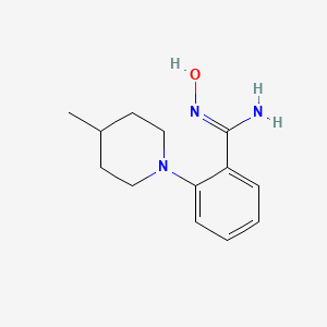 N'-Hydroxy-2-(4-methylpiperidin-1-yl)benzimidamide