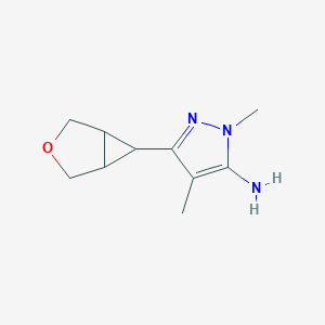 1,4-Dimethyl-3-{3-oxabicyclo[3.1.0]hexan-6-yl}-1H-pyrazol-5-amine