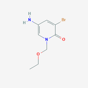 5-Amino-3-bromo-1-(ethoxymethyl)-1,2-dihydropyridin-2-one