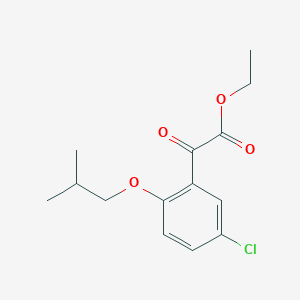 Ethyl 2-iso-butoxy-5-chlorobenzoylformate