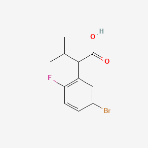 2-(5-Bromo-2-fluorophenyl)-3-methylbutanoic acid