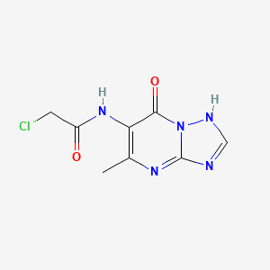 2-Chloro-N-(7-hydroxy-5-methyl-[1,2,4]triazolo-[1,5-a]pyrimidin-6-yl)-acetamide