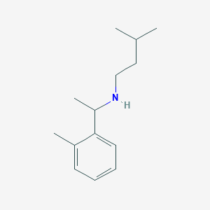 molecular formula C14H23N B13079857 (3-Methylbutyl)[1-(2-methylphenyl)ethyl]amine 