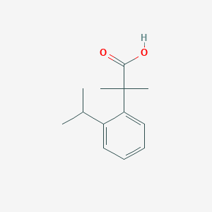 2-Methyl-2-[2-(propan-2-yl)phenyl]propanoic acid