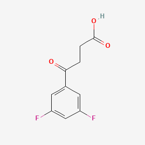 molecular formula C10H8F2O3 B1307992 4-(3,5-Difluorophenyl)-4-oxobutyric acid CAS No. 302912-30-7