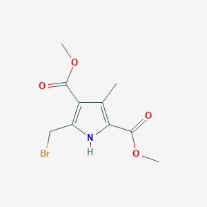 dimethyl 5-(bromomethyl)-3-methyl-1H-pyrrole-2,4-dicarboxylate