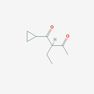 1-Cyclopropyl-2-ethylbutane-1,3-dione