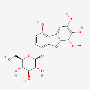 molecular formula C20H22O11 B13080021 Fortuneanoside J 