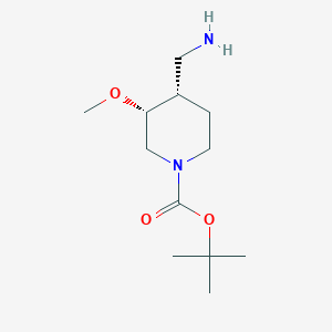 tert-Butyl (3R,4S)-4-(aminomethyl)-3-methoxypiperidine-1-carboxylate