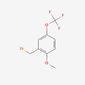 molecular formula C9H8BrF3O2 B1308007 2-甲氧基-5-(三氟甲氧基)苄基溴 CAS No. 478484-53-6