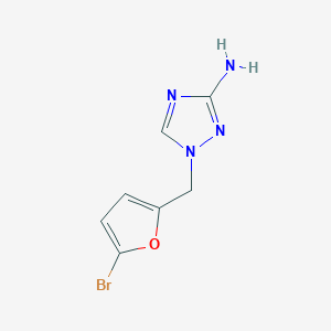 1-[(5-Bromofuran-2-yl)methyl]-1H-1,2,4-triazol-3-amine