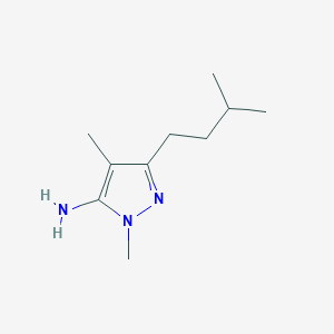 1,4-Dimethyl-3-(3-methylbutyl)-1H-pyrazol-5-amine