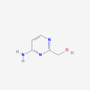 molecular formula C5H7N3O B13080132 (4-Aminopyrimidin-2-yl)methanol CAS No. 1780700-09-5