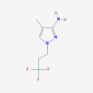 4-Methyl-1-(3,3,3-trifluoropropyl)-1H-pyrazol-3-amine