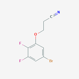 3-(3-Bromo-5,6-difluoro-phenoxy)propanenitrile