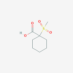 1-Methanesulfonylcyclohexane-1-carboxylic acid