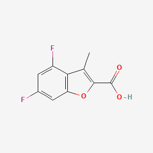 4,6-Difluoro-3-methylbenzofuran-2-carboxylicacid