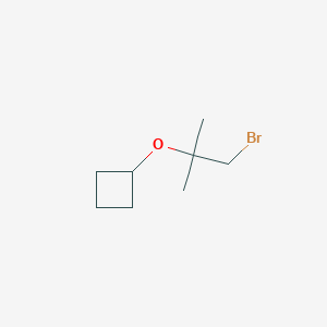 [(1-Bromo-2-methylpropan-2-yl)oxy]cyclobutane