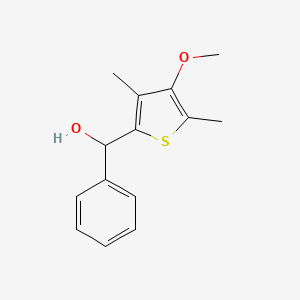 (4-Methoxy-3,5-dimethylthiophen-2-yl)(phenyl)methanol