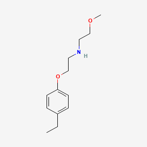 molecular formula C13H21NO2 B13080282 2-(4-ethylphenoxy)-N-(2-methoxyethyl)ethanamine 