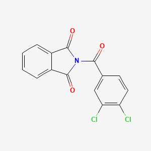 molecular formula C15H7Cl2NO3 B13080290 2-(3,4-Dichlorobenzoyl)isoindoline-1,3-dione 