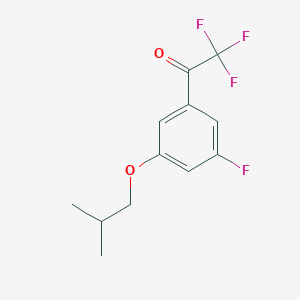 2,2,2-Trifluoro-1-(3-fluoro-5-isobutoxyphenyl)ethanone