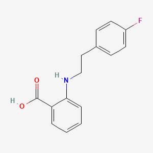 2-[2-(4-Fluoro-phenyl)-ethylamino]-benzoic acid