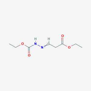 molecular formula C8H14N2O4 B1308032 Ethyl 3-(ethoxycarbonylhydrazinylidene)propanoate 