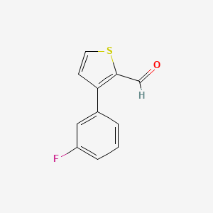 3-(3-Fluorophenyl)thiophene-2-carbaldehyde