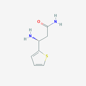 (R)-3-Amino-3-(thiophen-2-yl)propanamide