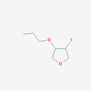 3-Iodo-4-propoxyoxolane