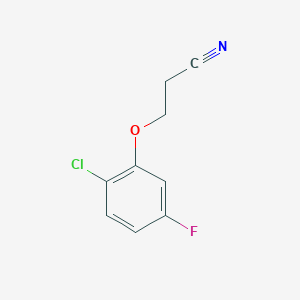 3-(2-Chloro-5-fluoro-phenoxy)propanenitrile