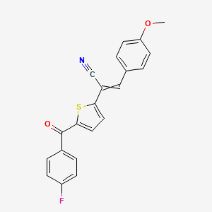 2-[5-(4-Fluorobenzoyl)-2-thienyl]-3-(4-methoxyphenyl)acrylonitrile