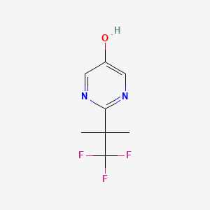 2-(1,1,1-Trifluoro-2-methylpropan-2-yl)pyrimidin-5-ol