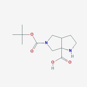 5-(tert-Butoxycarbonyl)octahydropyrrolo[3,4-b]pyrrole-6a-carboxylic acid