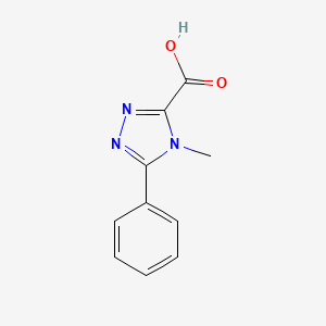 4-Methyl-5-phenyl-4H-1,2,4-triazole-3-carboxylic acid