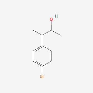 molecular formula C10H13BrO B13080520 3-(4-Bromophenyl)butan-2-ol 