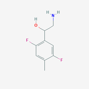 2-Amino-1-(2,5-difluoro-4-methylphenyl)ethan-1-ol