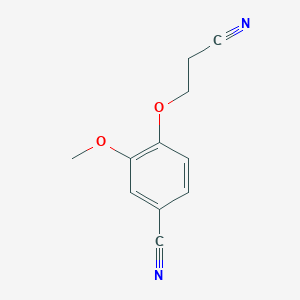 3-(4-Cyano-2-methoxy-phenoxy)propanenitrile