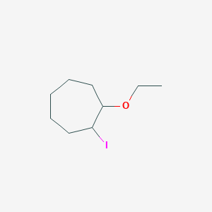 1-Ethoxy-2-iodocycloheptane