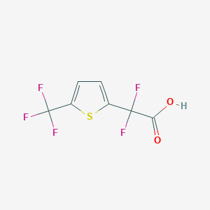 2,2-Difluoro-2-[5-(trifluoromethyl)thiophen-2-yl]acetic acid