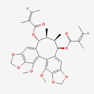 molecular formula C32H36O10 B13080572 SchisantherinN 