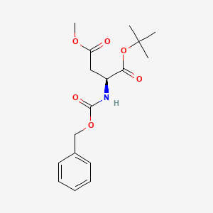 molecular formula C17H23NO6 B13080593 Z-Asp(OMe)-OtBu 