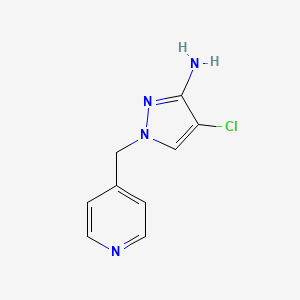 4-Chloro-1-[(pyridin-4-yl)methyl]-1H-pyrazol-3-amine