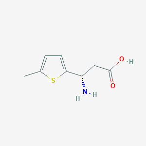 (3S)-3-Amino-3-(5-methylthiophen-2-YL)propanoic acid