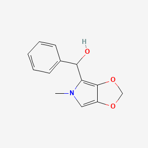 (5-Methyl-5H-[1,3]dioxolo[4,5-c]pyrrol-4-yl)(phenyl)methanol