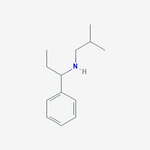 (2-Methylpropyl)(1-phenylpropyl)amine