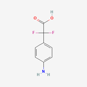 2-(4-Aminophenyl)-2,2-difluoroacetic acid