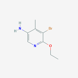 5-Bromo-6-ethoxy-4-methylpyridin-3-amine